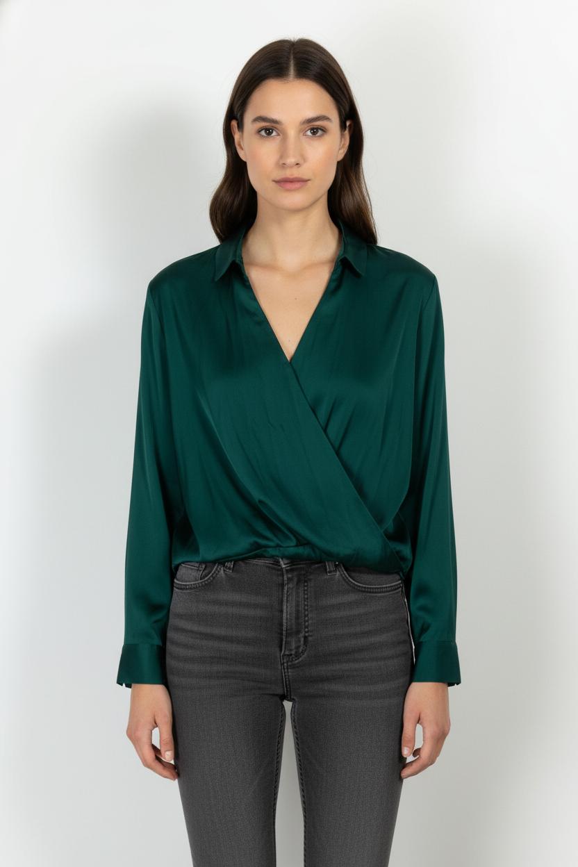 Blouse Verte - Taille M/38 de la marque Imperial | PARAD98262 - Vendu par Paradigme - Image 1