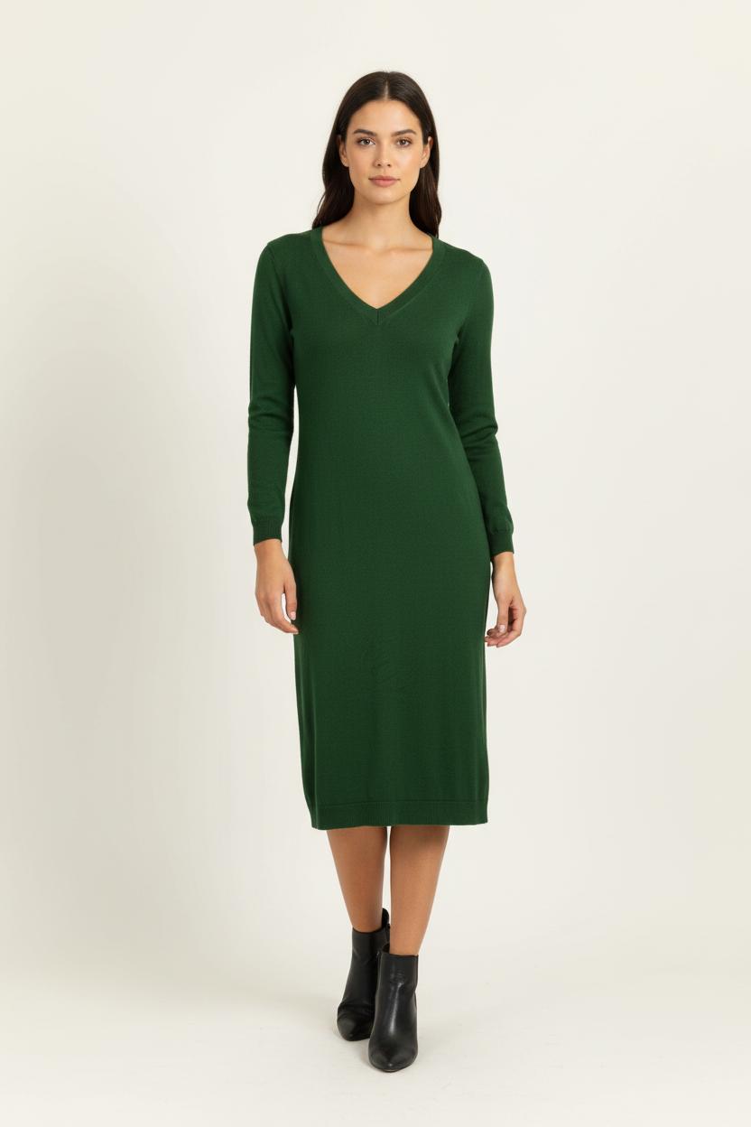 Robe Pull Verte - Taille S/36 de la marque Karl Marc John | PARAD98265 - Vendu par Paradigme - Image 1