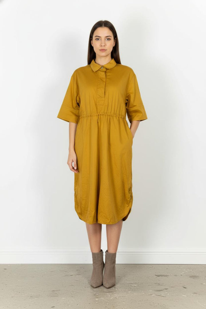 Robe Chemise Or - Taille L/40 de la marque Marina Rinaldi | PARAD98269 - Vendu par Paradigme - Image 1