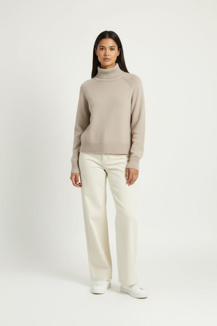 Pull Col Roulé Beige - Taille S/36 de la marque ba&sh | PARAD98274 - Vendu par Paradigme - Image 1