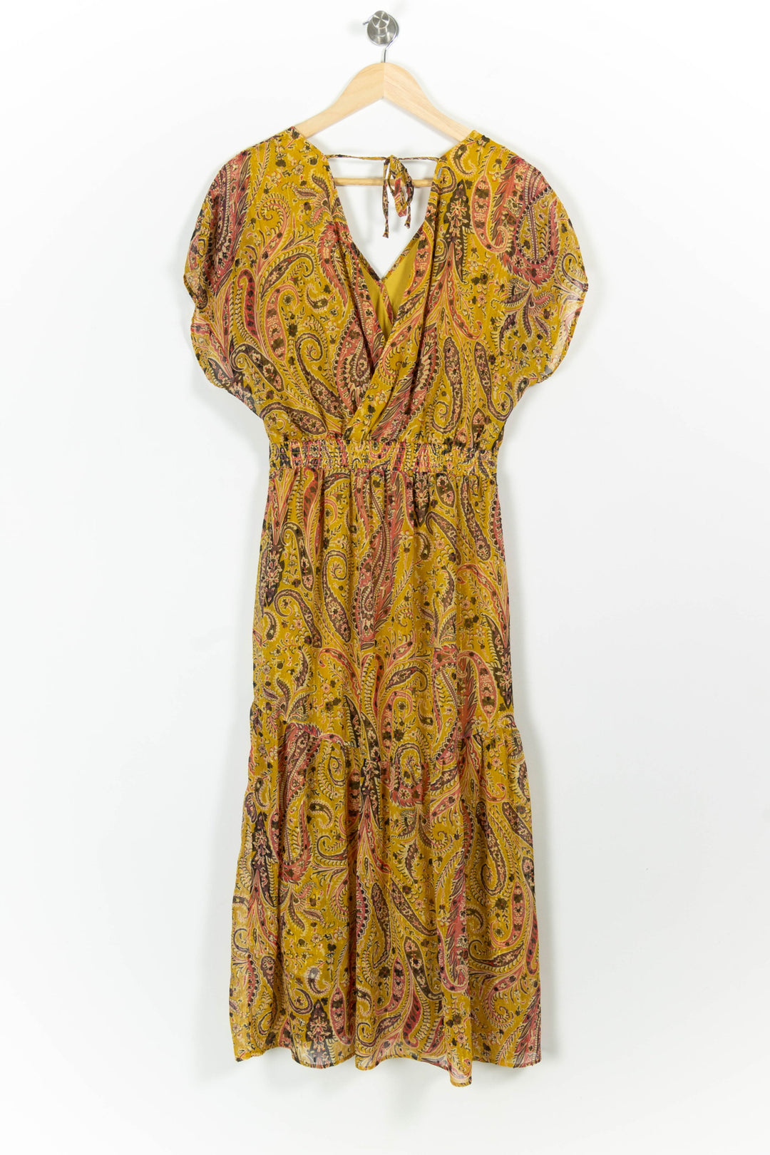 Robe Longue Jaune et Rouge - Taille M/38 de la marque IKKS | PARAD98275 - Vendu par Paradigme - Image 4