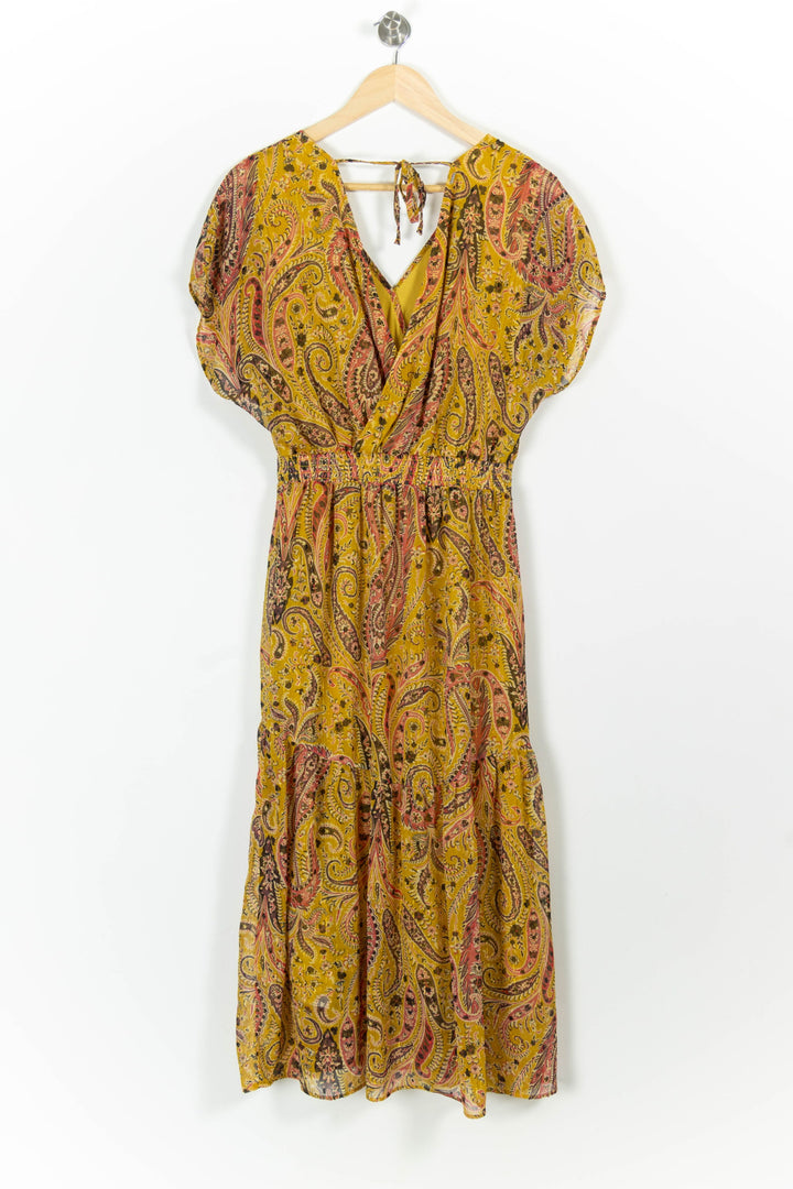 Robe Longue Jaune et Rouge - Taille M/38 de la marque IKKS | PARAD98275 - Vendu par Paradigme - Image 4