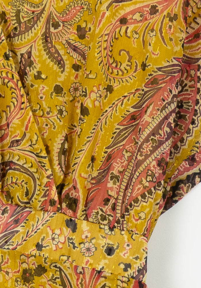 Robe Longue Jaune et Rouge - Taille M/38 de la marque IKKS | PARAD98275 - Vendu par Paradigme - Image 3