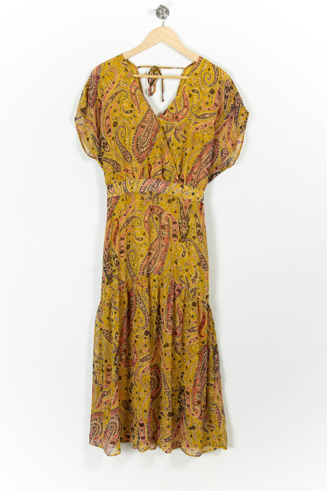 Robe Longue Jaune et Rouge - Taille M/38 de la marque IKKS | PARAD98275 - Vendu par Paradigme - Image 2