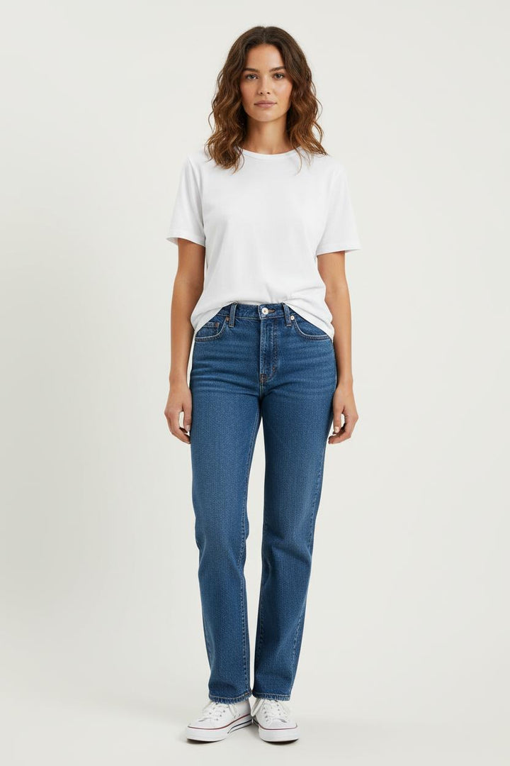 Jean Droit Bleu - Taille L/40 de la marque Levi's | PARAD98276 - Vendu par Paradigme - Image 1