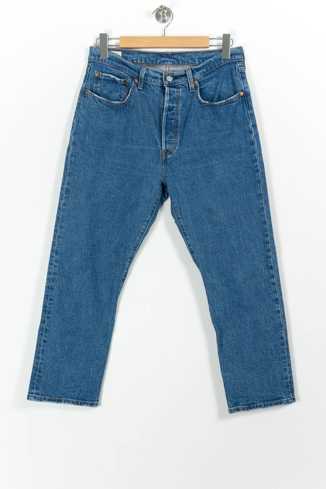 Jean Droit Bleu - Taille L/40 de la marque Levi's | PARAD98276 - Vendu par Paradigme - Image 2