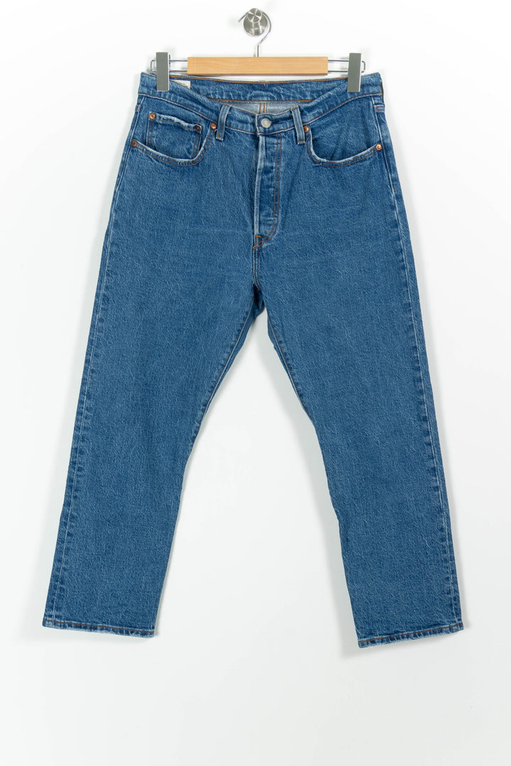 Jean Droit Bleu - Taille L/40 de la marque Levi's | PARAD98276 - Vendu par Paradigme - Image 2