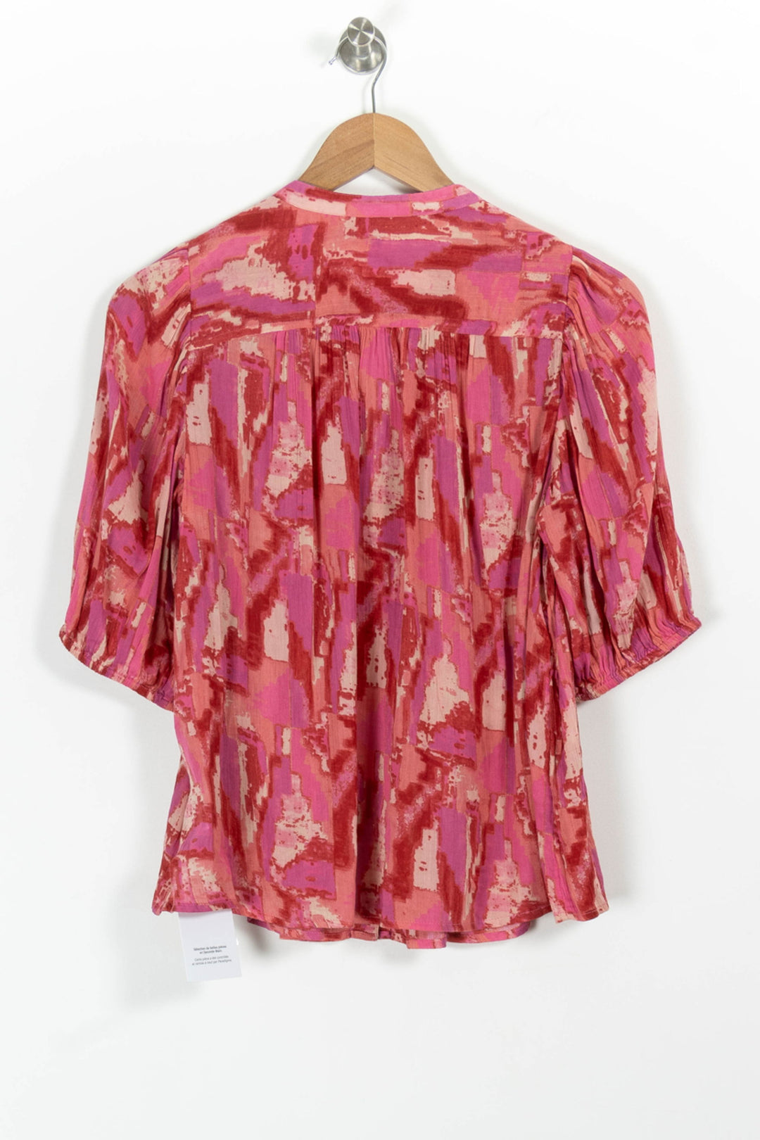Blouse Rouge et Rose - Taille S/36 de la marque ba&sh | PARAD98277 - Vendu par Paradigme - Image 4