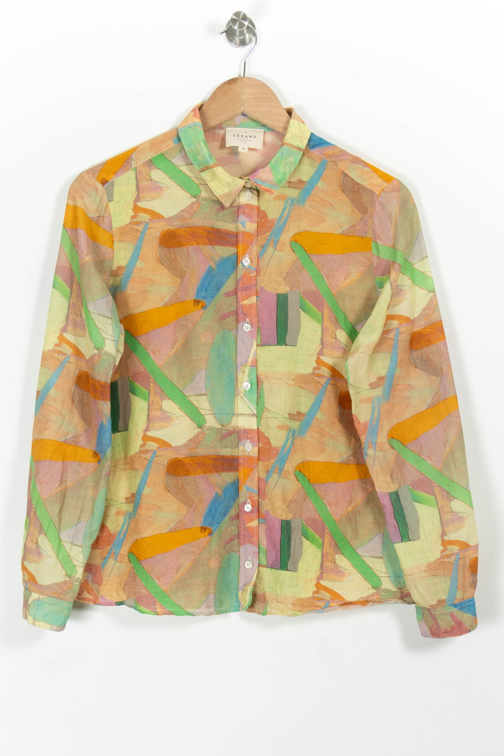 Chemise Multicolore - Taille M/38 de la marque Sézane | PARAD98279 - Vendu par Paradigme - Image 2