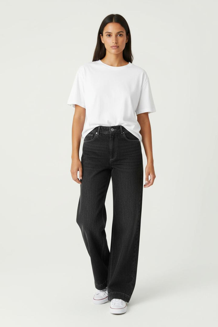 Jean Large Noir - Taille S/36 de la marque ZAPA | PARAD98287 - Vendu par Paradigme - Image 1