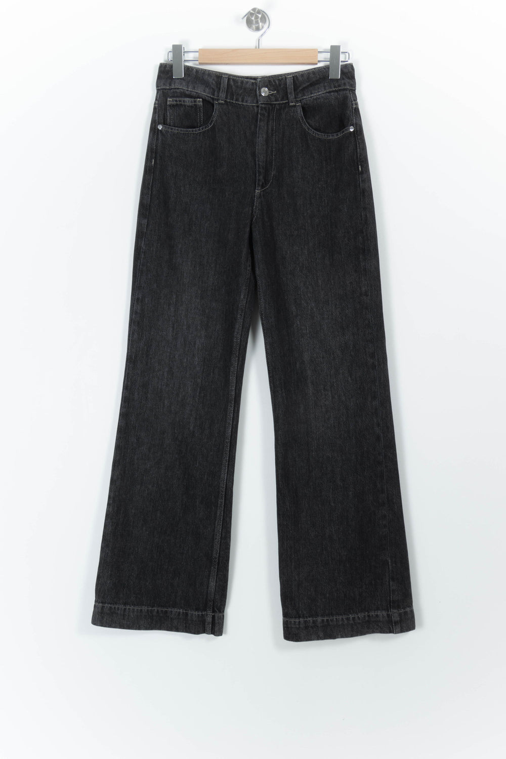 Jean Large Noir - Taille S/36 de la marque ZAPA | PARAD98287 - Vendu par Paradigme - Image 2