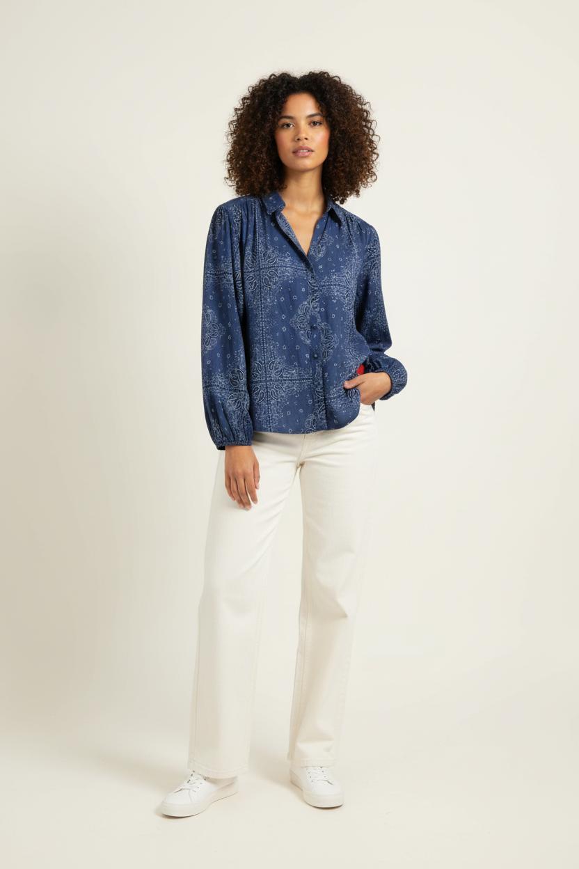 Chemise Bleue - Taille XS/34 de la marque Bérénice | PARAD98289 - Vendu par Paradigme - Image 1