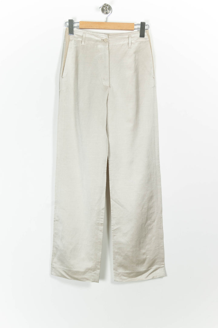 Pantalon Large Beige - Taille S/36 de la marque Diega | PARAD98294 - Vendu par Paradigme - Image 2