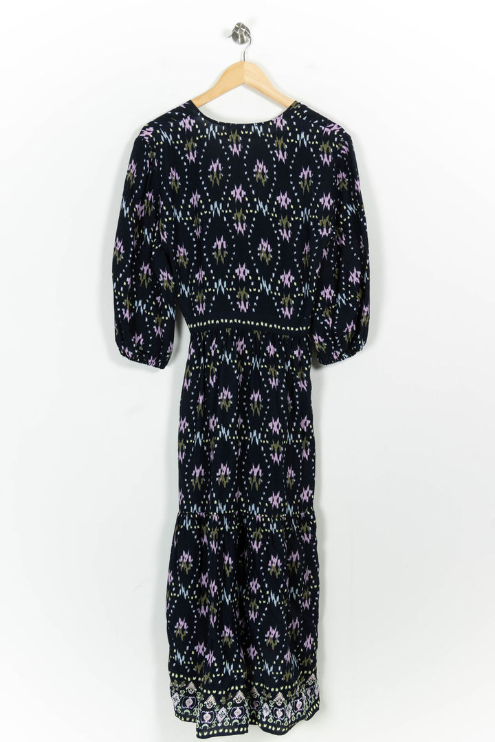Robe Longue Bleue et Violette - Taille M/38 de la marque ba&sh | PARAD98295 - Vendu par Paradigme - Image 4