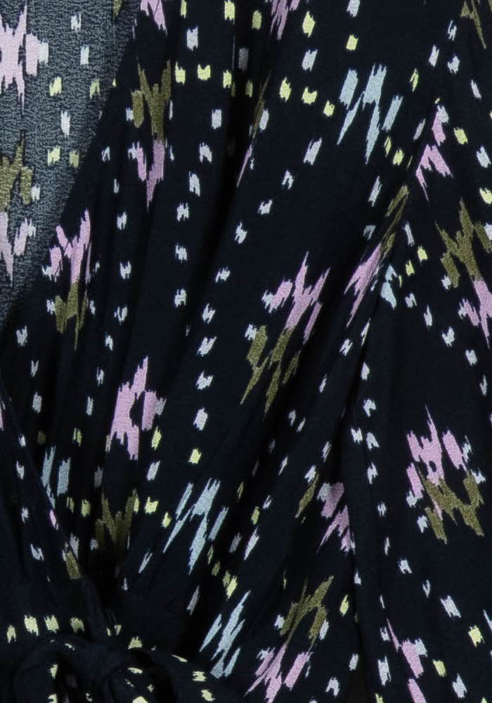 Robe Longue Bleue et Violette - Taille M/38 de la marque ba&sh | PARAD98295 - Vendu par Paradigme - Image 3