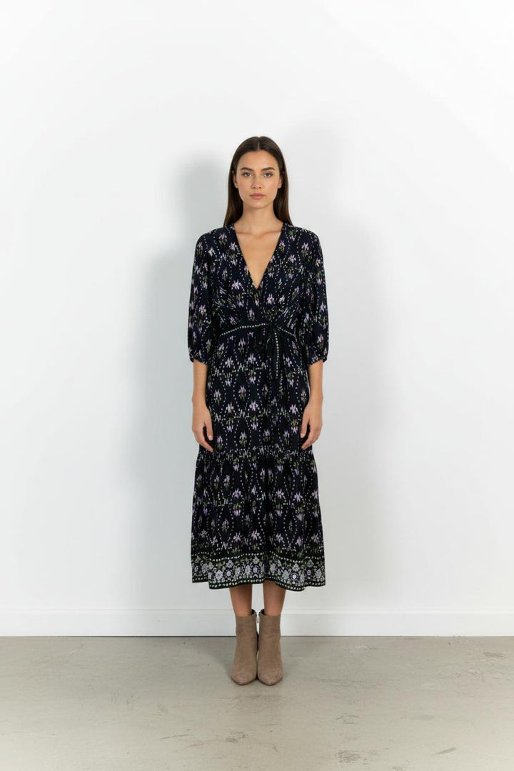 Robe Longue Bleue et Violette - Taille M/38 de la marque ba&sh | PARAD98295 - Vendu par Paradigme - Image 1