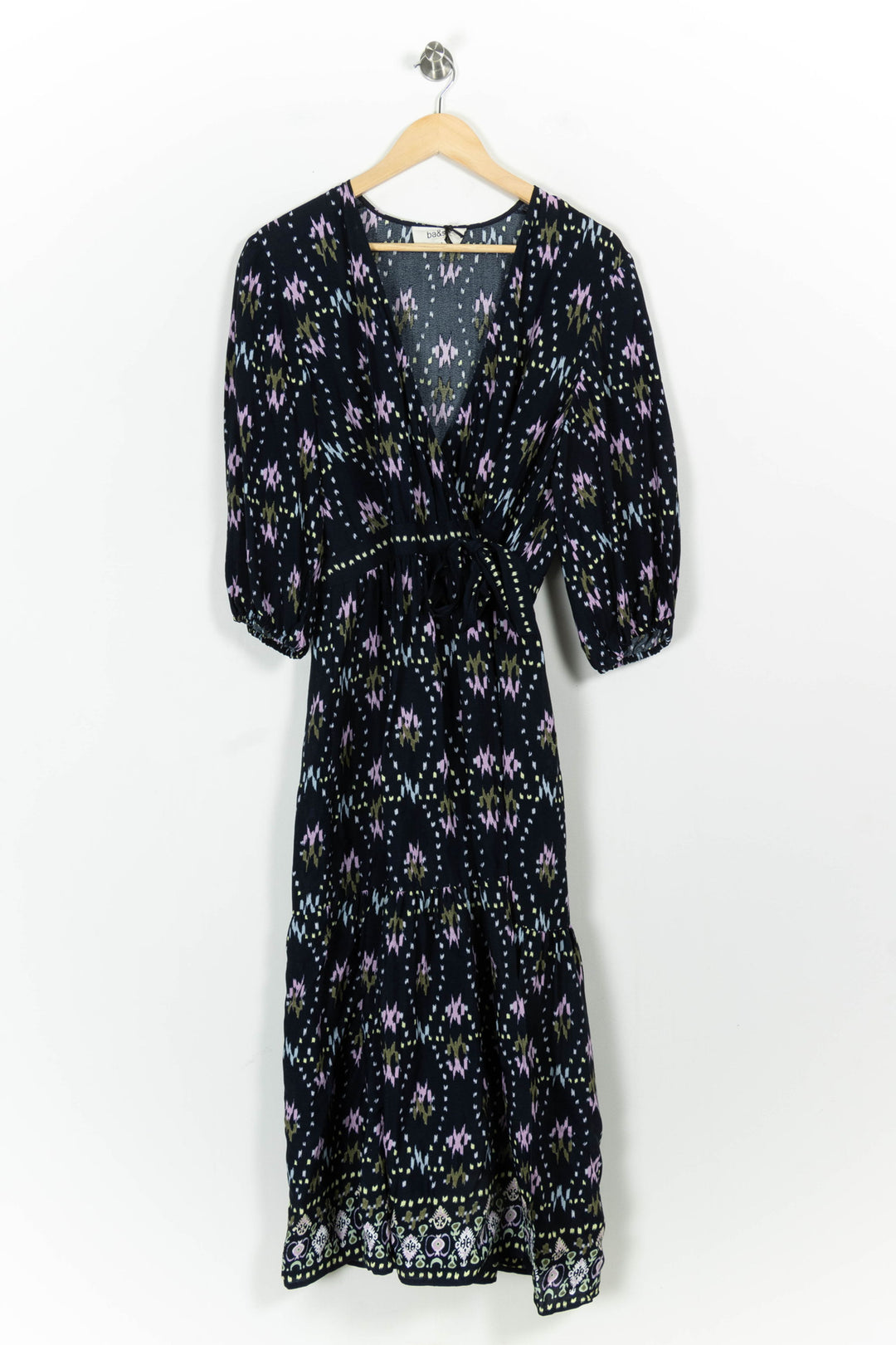 Robe Longue Bleue et Violette - Taille M/38 de la marque ba&sh | PARAD98295 - Vendu par Paradigme - Image 2