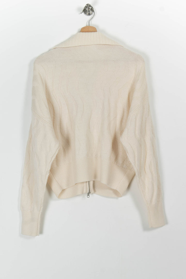 Gilet Zippé Beige - Taille L/40 de la marque Comptoir des Cotonniers | PARAD98298 - Vendu par Paradigme - Image 4