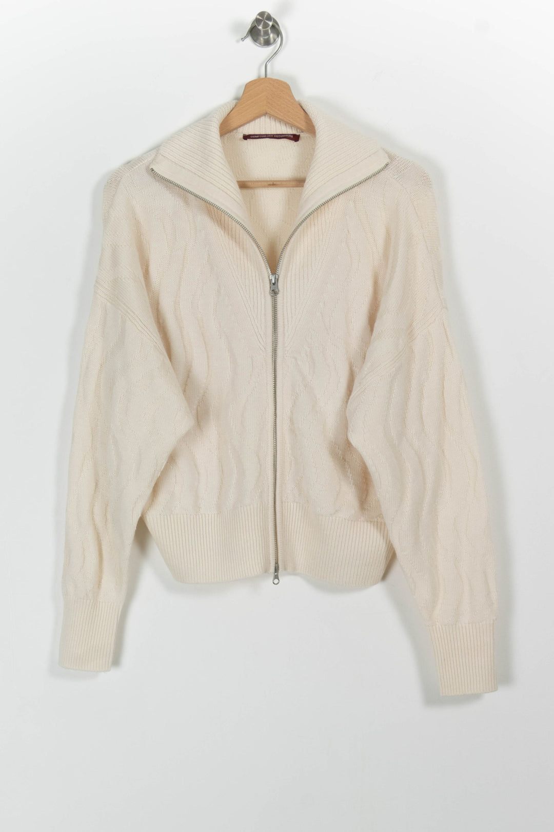 Gilet Zippé Beige - Taille L/40 de la marque Comptoir des Cotonniers | PARAD98298 - Vendu par Paradigme - Image 2