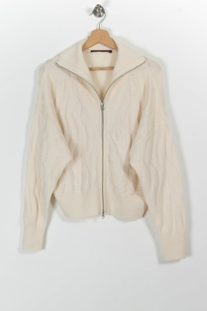 Gilet Zippé Beige - Taille L/40 de la marque Comptoir des Cotonniers | PARAD98298 - Vendu par Paradigme - Image 2