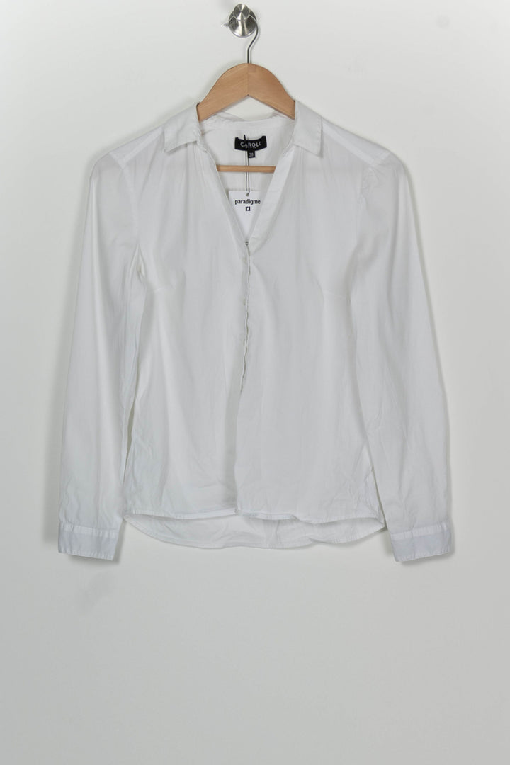 Chemise Blanche - Taille M/38 de la marque Caroll | PARAD98301 - Vendu par Paradigme - Image 2