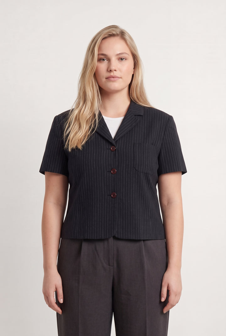 Veste De Tailleur Bleu Marine - Taille XXL/44 de la marque Maison 123 | PARAD98307 - Vendu par Paradigme - Image 1
