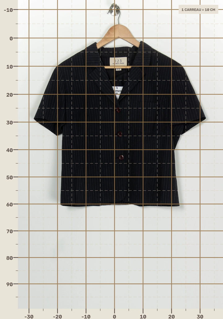 Veste De Tailleur Bleu Marine - Taille XXL/44 de la marque Maison 123 | PARAD98307 - Vendu par Paradigme - Image 4