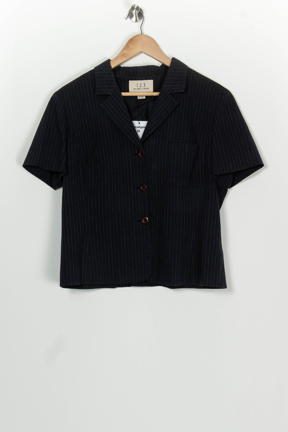 Veste De Tailleur Bleu Marine - Taille XXL/44 de la marque Maison 123 | PARAD98307 - Vendu par Paradigme - Image 2