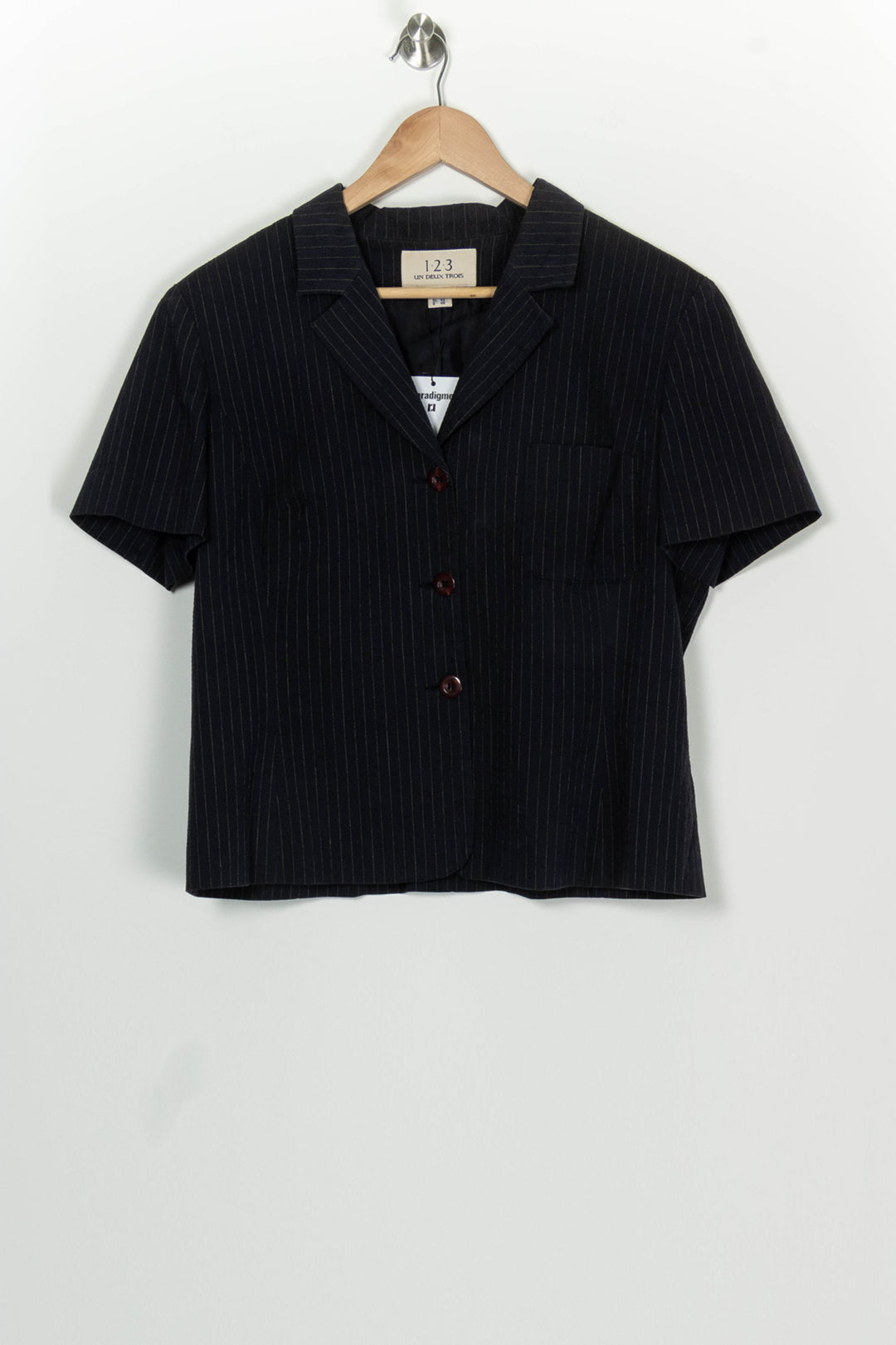 Veste De Tailleur Bleu Marine - Taille XXL/44 de la marque Maison 123 | PARAD98307 - Vendu par Paradigme - Image 2