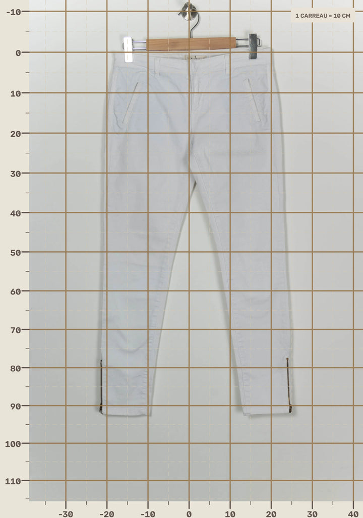 Jean Blanc - Taille L/40 de la marque Sud express | PARAD98310 - Vendu par Paradigme - Image 4