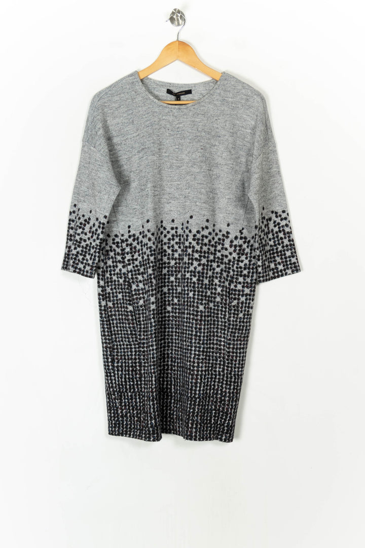 Robe Grise et Noire - Taille M/38 de la marque La Fée Maraboutée | PARAD98324 - Vendu par Paradigme - Image 2