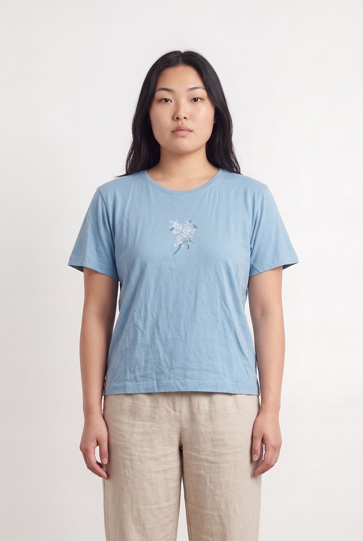 Tee-shirt Bleu - Taille XL/42 de la marque Maison 123 | PARAD98332 - Vendu par Paradigme - Image 1