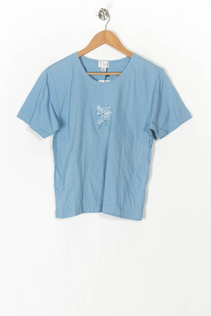 Tee-shirt Bleu - Taille XL/42 de la marque Maison 123 | PARAD98332 - Vendu par Paradigme - Image 2