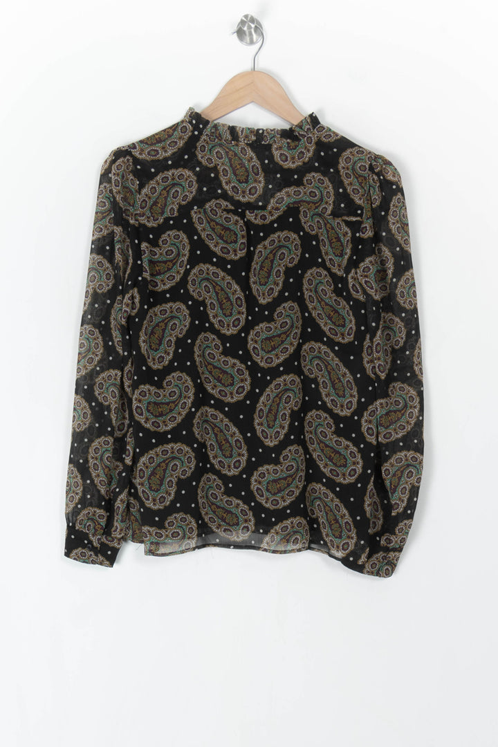 Blouse Noire - Taille XS/34 de la marque Sud express | PARAD98335 - Vendu par Paradigme - Image 5