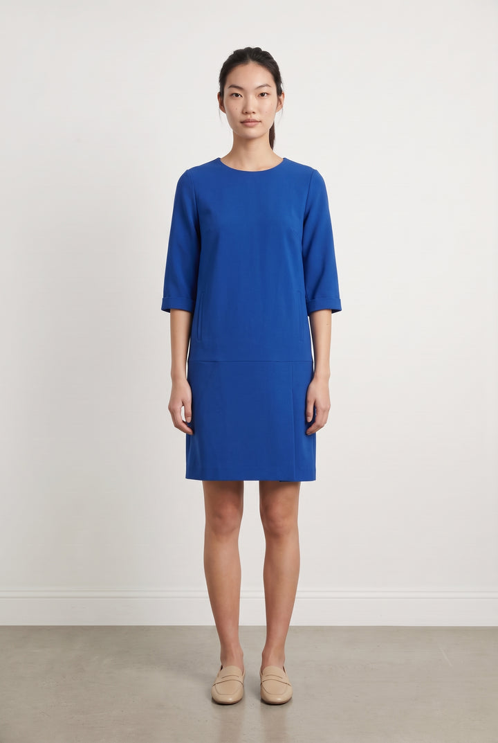 Robe Midi Bleue - Taille S/36 de la marque Maison 123 | PARAD98338 - Vendu par Paradigme - Image 1