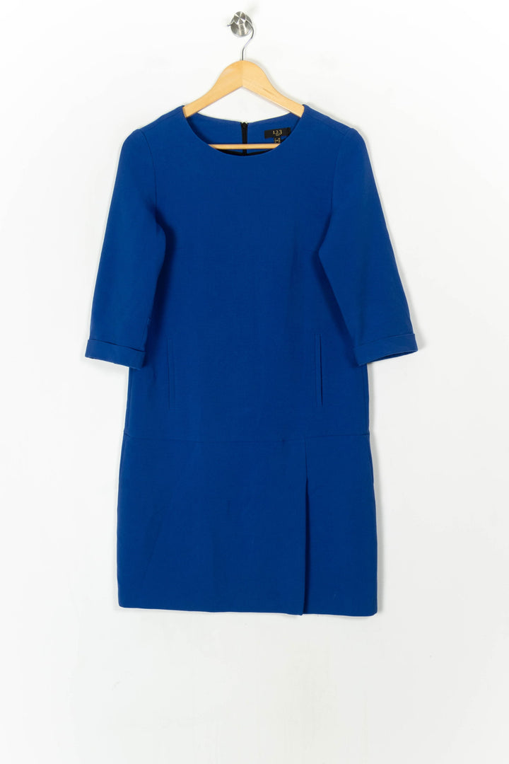 Robe Midi Bleue - Taille S/36 de la marque Maison 123 | PARAD98338 - Vendu par Paradigme - Image 2