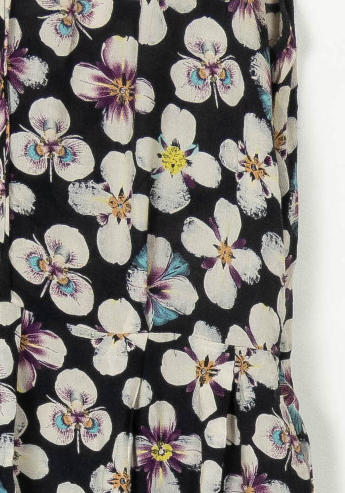 Robe Midi Noire et Blanche - Taille S/36 de la marque Sud express | PARAD98340 - Vendu par Paradigme - Image 3