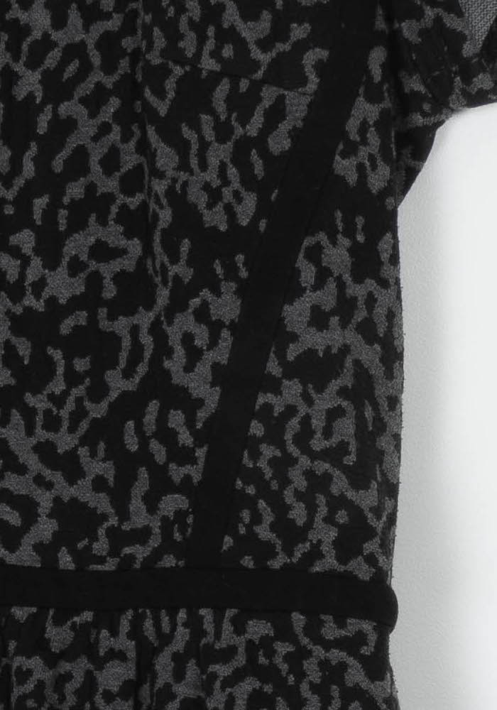 Robe Courte Noire et Grise - Taille M/38 de la marque Comptoir des Cotonniers | PARAD98342 - Vendu par Paradigme - Image 3