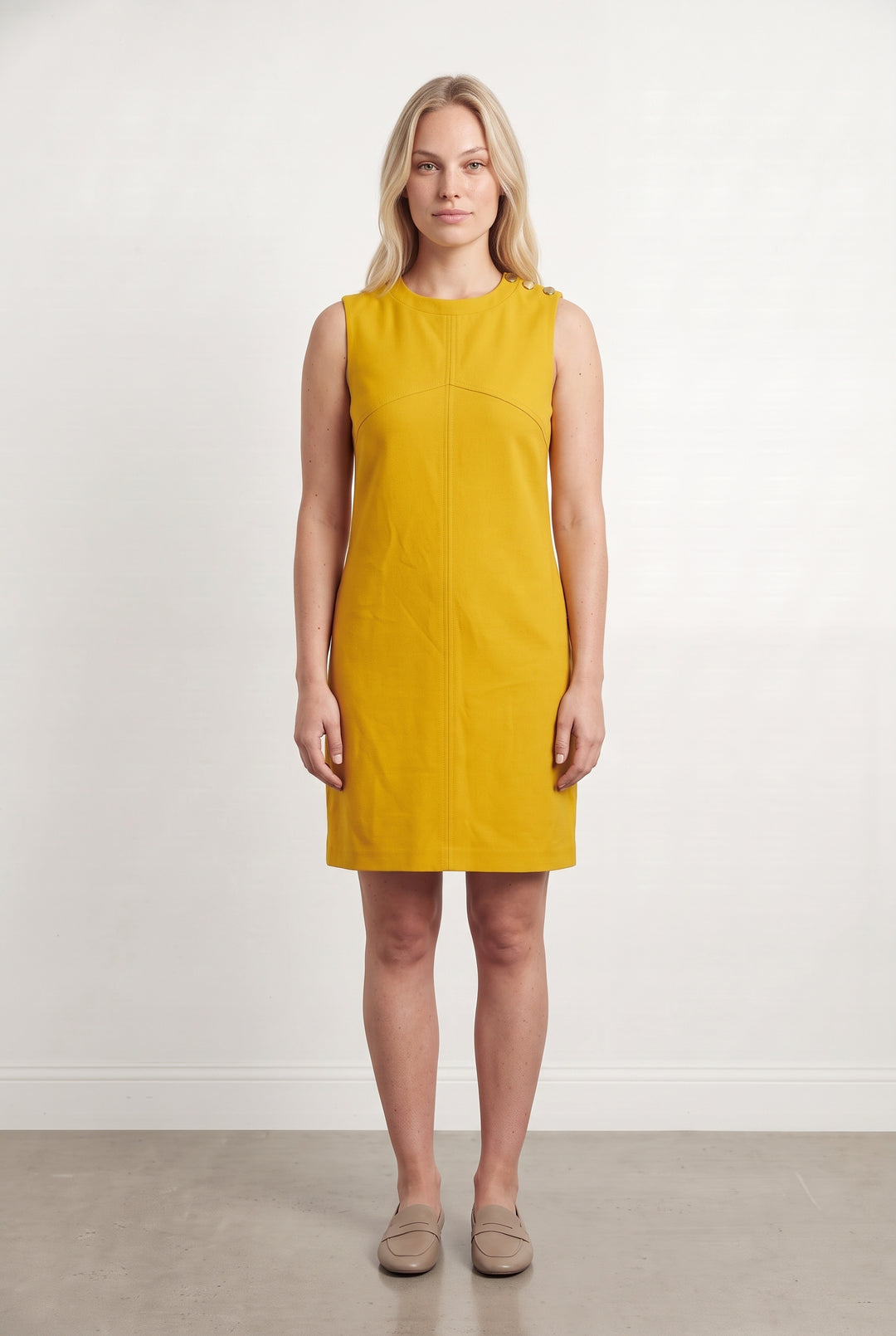 Robe Midi Jaune - Taille L/40 de la marque Maison 123 | PARAD98344 - Vendu par Paradigme - Image 1