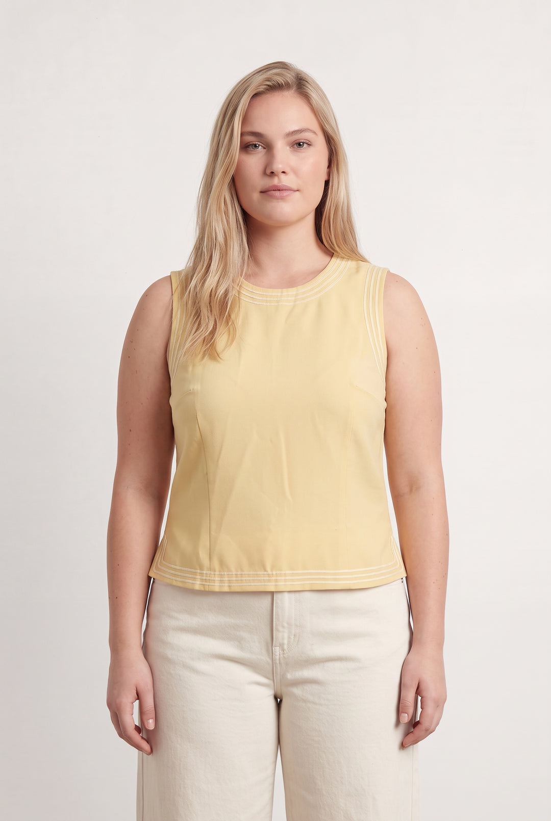 Débardeur Jaune - Taille XXL/44 de la marque Maison 123 | PARAD98345 - Vendu par Paradigme - Image 1
