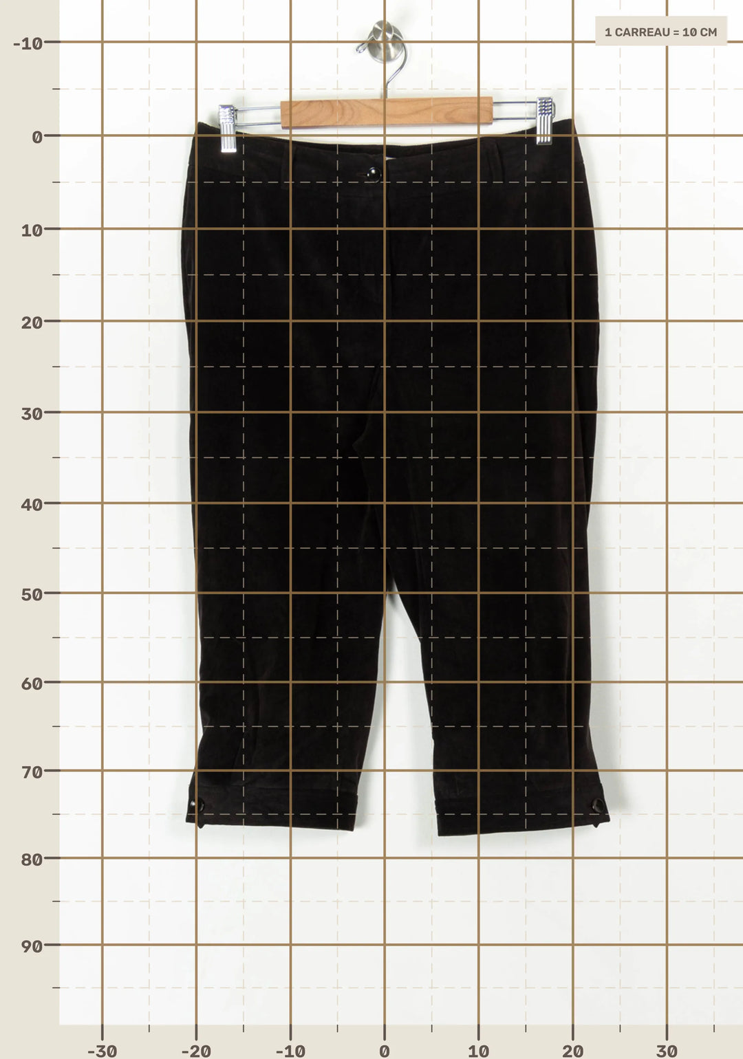 Pantalon Chino Noir - Taille XL/42 de la marque Maison 123 | PARAD98350 - Vendu par Paradigme - Image 4