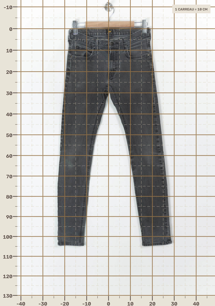 Jean Gris
 - Taille M/38 de la marque Lee | PARAD98355 - Vendu par Paradigme - Image 4