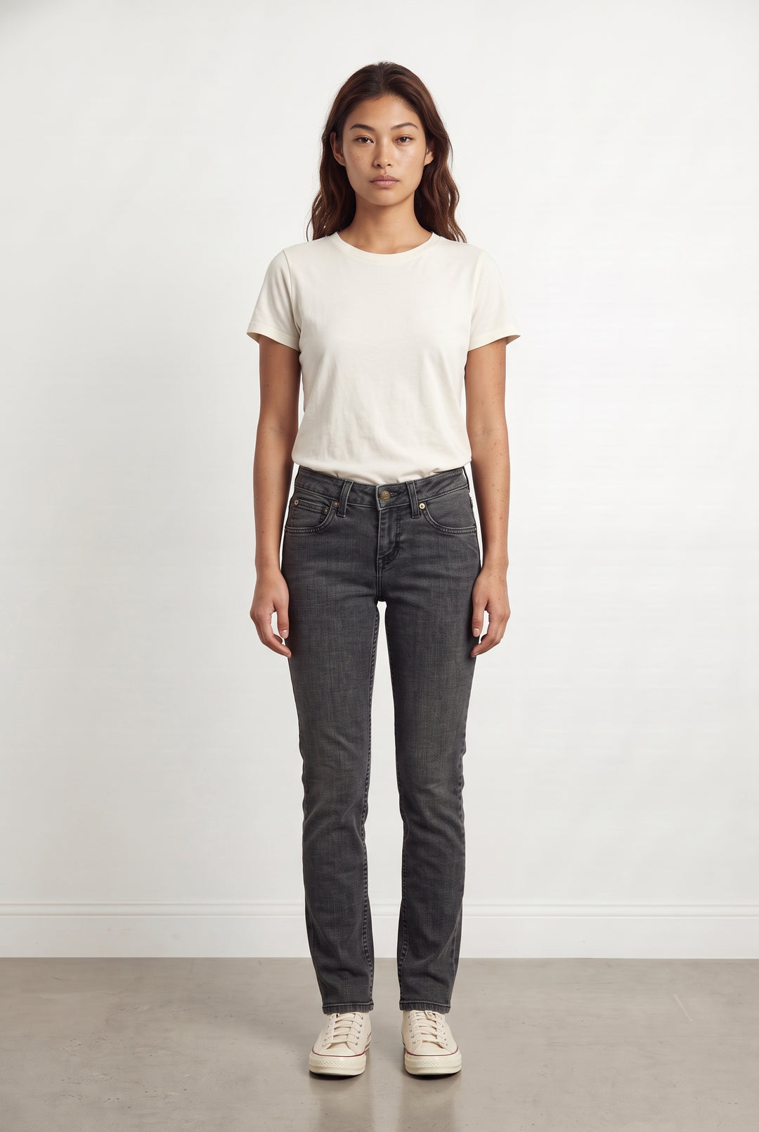 Jean Gris foncé - Taille S/36 de la marque Lee | PARAD98360 - Vendu par Paradigme - Image 1