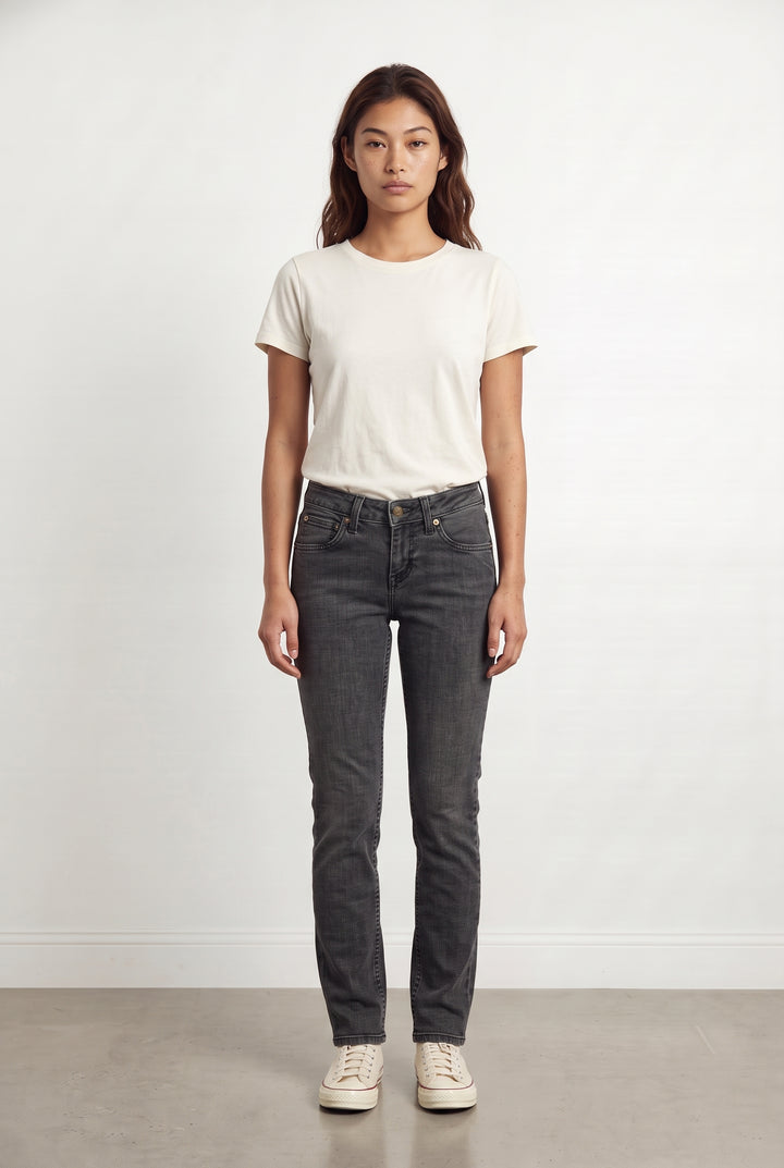 Jean Gris foncé - Taille S/36 de la marque Lee | PARAD98360 - Vendu par Paradigme - Image 1