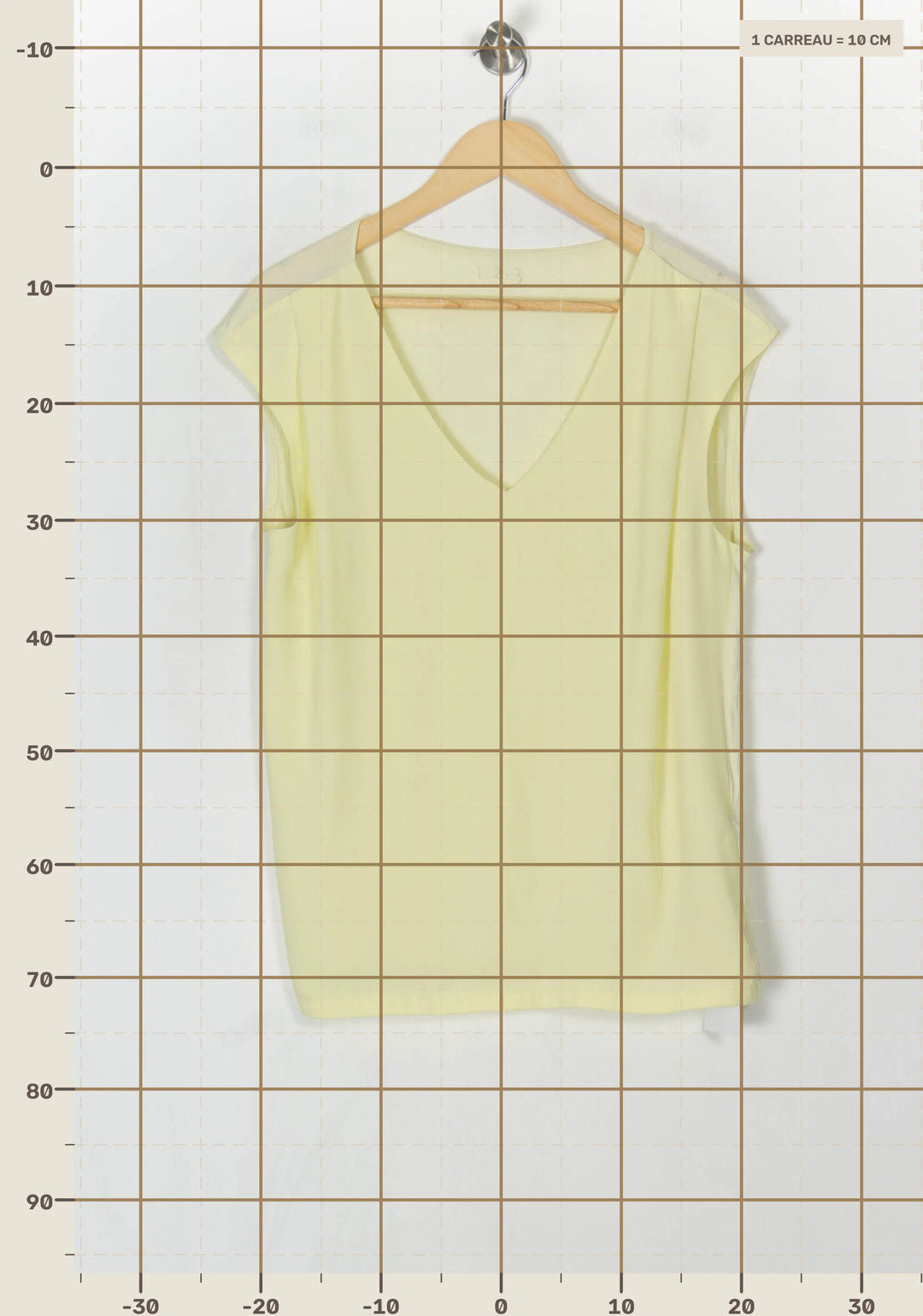 Débardeur Jaune Pâle - Taille L/40 de la marque Maison 123 | PARAD98374 - Vendu par Paradigme - Image 4