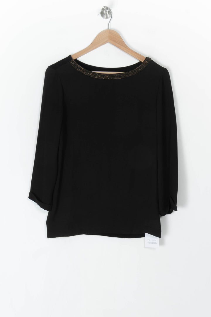 Blouse Noire - Taille M/38 de la marque Maison 123 | PARAD98375 - Vendu par Paradigme - Image 2