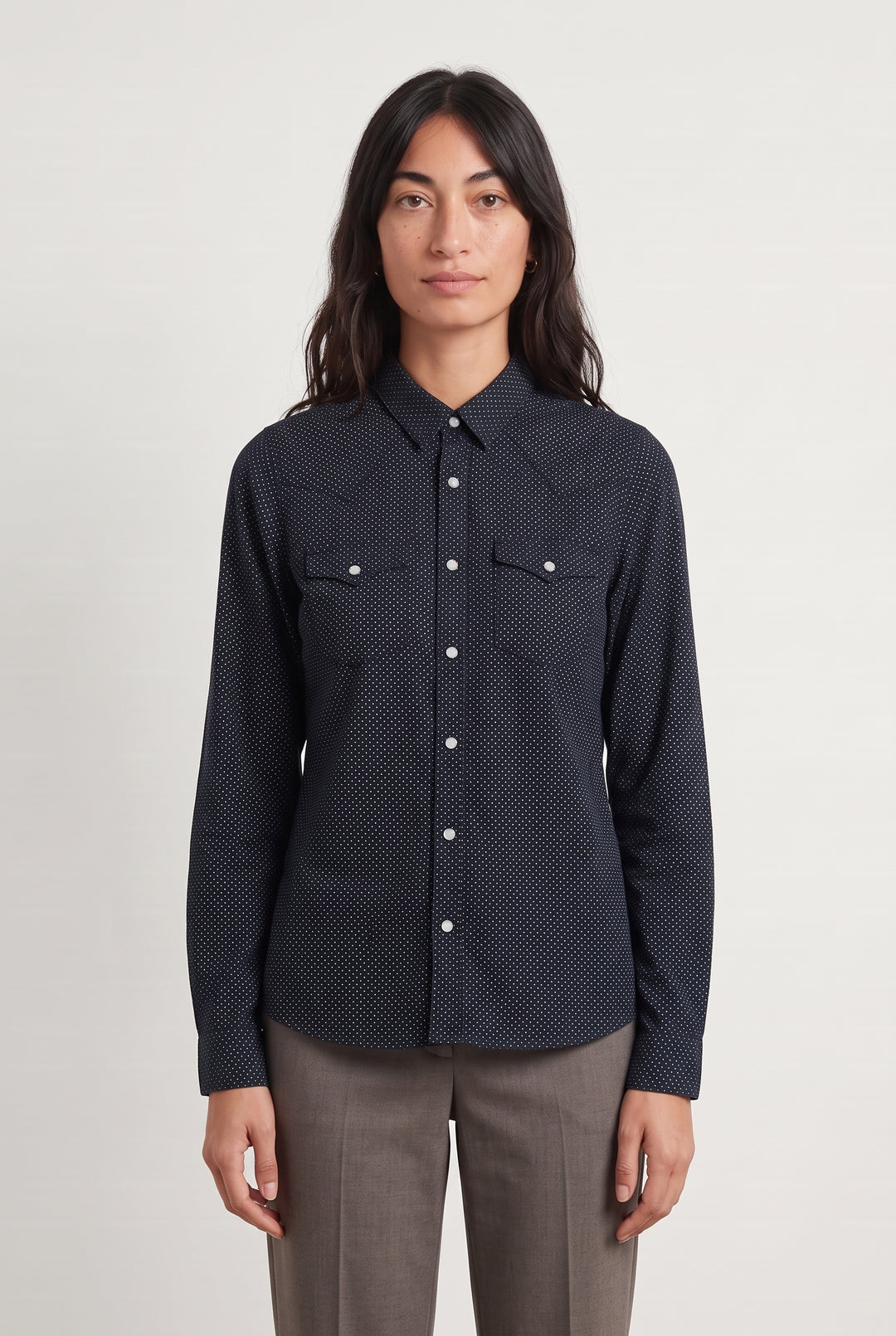 Chemise Bleu Marine - Taille XS/34 de la marque The Kooples | PARAD98376 - Vendu par Paradigme - Image 1