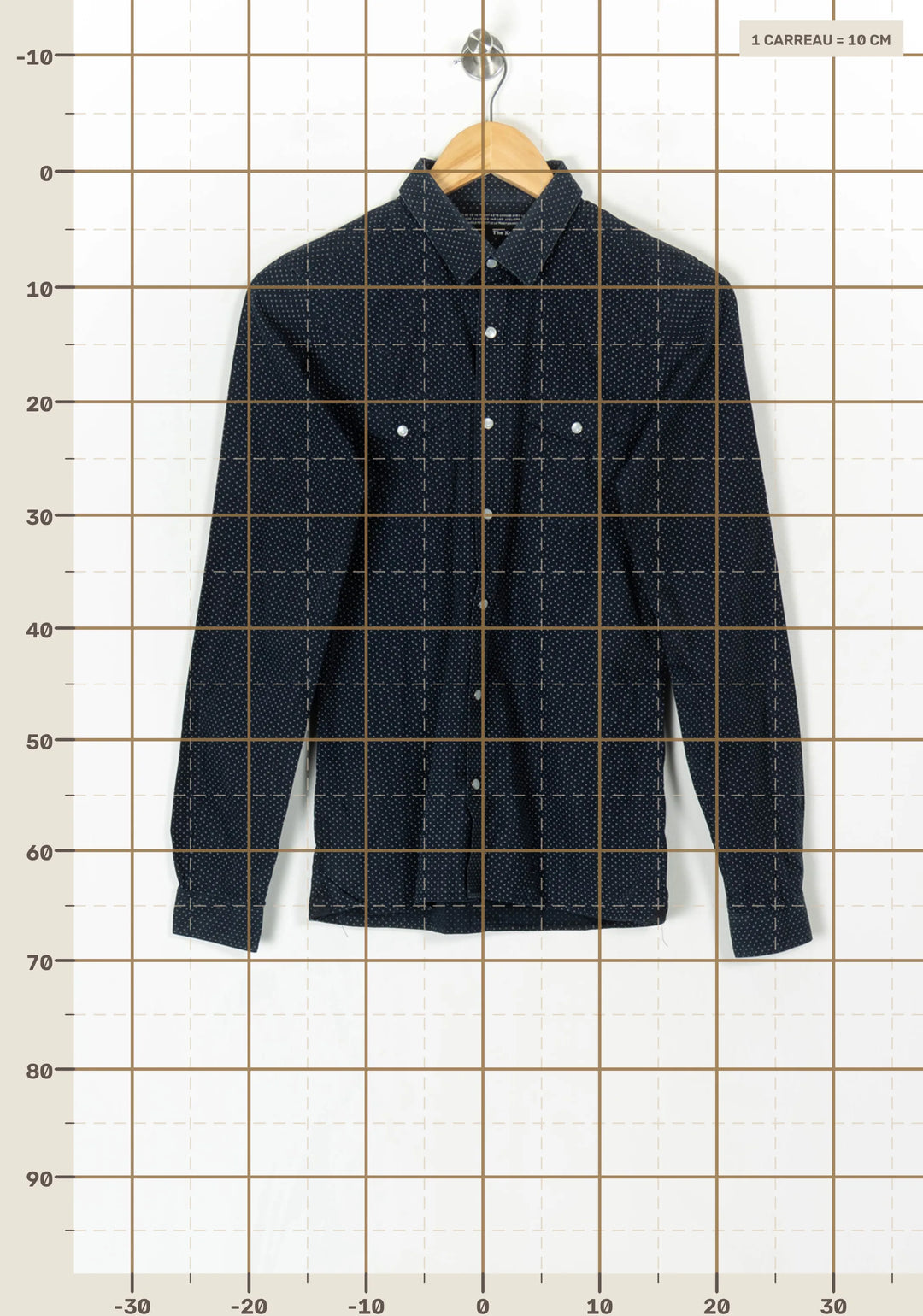 Chemise Bleu Marine - Taille XS/34 de la marque The Kooples | PARAD98376 - Vendu par Paradigme - Image 4