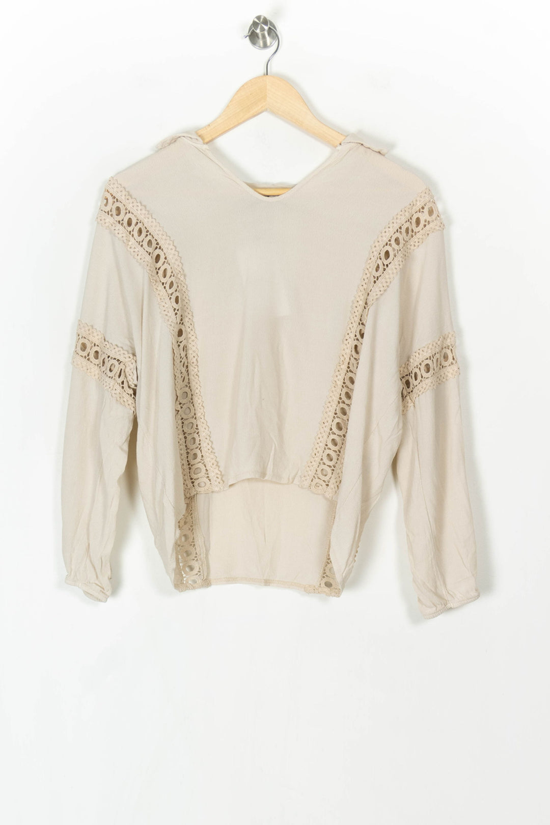 Blouse Beige - Taille L/40 de la marque La Fée Maraboutée | PARAD98379 - Vendu par Paradigme - Image 2
