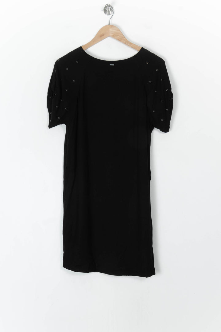 Robe Midi Noire - Taille S/36 de la marque IKKS | PARAD98391 - Vendu par Paradigme - Image 5